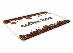 SZKLANA DESKA KUCHENNA 40x30 101b Coffee time