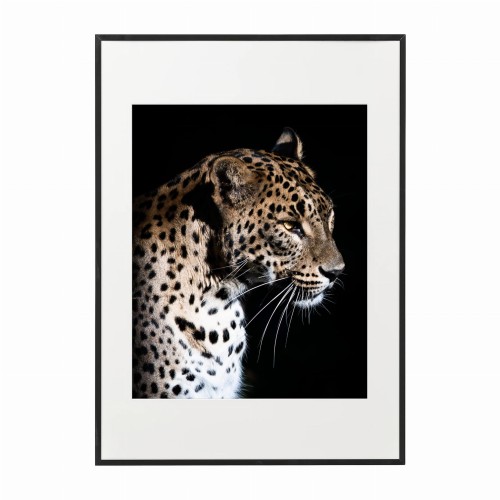 czarna rama 50x70cm i 70x100cm z passe-partout