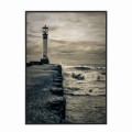 czarna rama 50x70cm i 70x100cm bez passe-partout