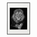 czarna rama 50x70cm i 70x100cm z passe-partout