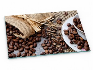 Szklana deska kuchenna do krojenia 60x20 cm Filiżanka ziaren 163c