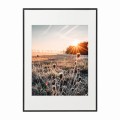 czarna rama 50x70cm i 70x100cm z passe-partout