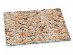 Szklana deska kuchenna do krojenia na prezent 60x30 cm Mur ceglany 212d