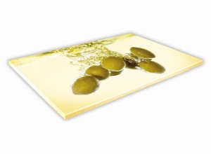 SZKLANA DESKA KUCHENNA 40x30 222b Oliwki w oliwie