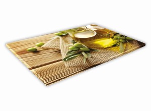 SZKLANA DESKA KUCHENNA 40x30 226b Oliwa z oliwek