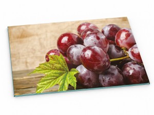 Szklana deska kuchenna do krojenia 60x20 cm Ciemne winogrona 231c