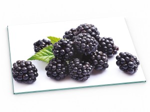 Szklana deska kuchenna do krojenia na prezent 30x20 cm Jeżyny 245a