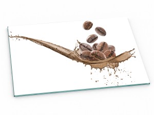 Szklana deska kuchenna do krojenia na prezent 40x30 cm Kawa 248b