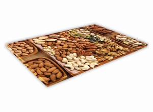 SZKLANA DESKA KUCHENNA 40x30 250b Orzechy