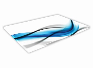 SZKLANA DESKA KUCHENNA 60x30 256d Niebieska wstęga