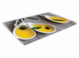 SZKLANA DESKA KUCHENNA 60x30 266d Oliwa