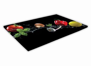 SZKLANA DESKA KUCHENNA 60x30 268d Warzywa i zioła