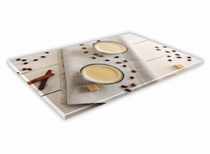 SZKLANA DESKA KUCHENNA 60x30 280d Kawa