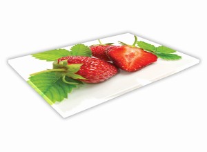 SZKLANA DESKA KUCHENNA 60x30 297d Truskawki