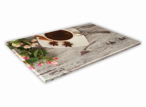 SZKLANA DESKA KUCHENNA 60x20 299c Kawa