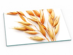 Szklana deska kuchenna do krojenia na prezent 60x30 cm Owies 306d