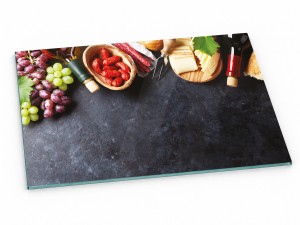 Szklana deska kuchenna do krojenia na prezent 60x30 cm Swojskie smaki 309d