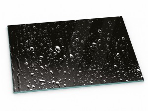 Szklana deska kuchenna do krojenia na prezent 60x20 cm Krople 319c