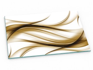 Szklana deska kuchenna do krojenia na prezent 60x20 cm Blond 341c