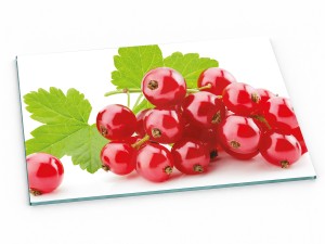 Szklana deska kuchenna do krojenia 40x30 cm Czerwona porzeczka 343b