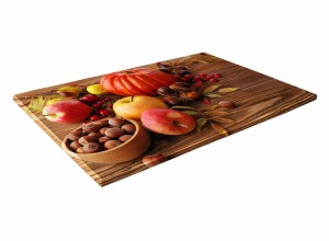 SZKLANA DESKA KUCHENNA 60x20 359c Dynia i jabłka