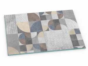 Szklana deska kuchenna do krojenia na prezent 40x30 cm Kamienne płytki 366b