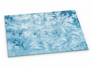Szklana deska kuchenna do krojenia na prezent 60x20 cm Lód 375c