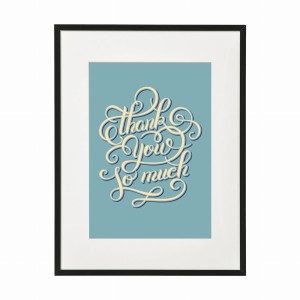 PLAKAT W RAMIE MAŁY - Napis