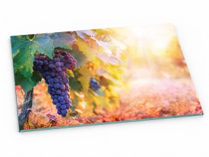 Szklana deska kuchenna do krojenia na prezent 30x20 cm Winogrona 406a