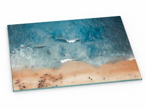 Szklana deska kuchenna do krojenia na prezent 60x20 cm Wybrzeże 408c