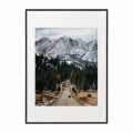 czarna rama 50x70cm i 70x100cm z passe-partout