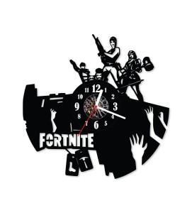 Zegar ścienny z płyty winylowej Fortnite 27.13