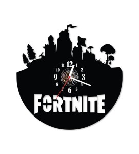 Zegar ścienny z płyty winylowej Fortnite 28.13