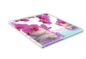 SZKLANA DESKA KUCHENNA 35x35 429g Orchidea