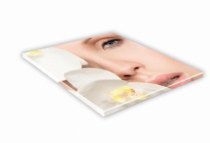 SZKLANA DESKA KUCHENNA 40x40 443h Kobieta i kwiat