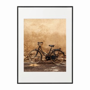 PLAKAT W RAMIE DUŻY - Rower retro
