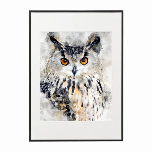 czarna rama 50x70cm i 70x100cm z passe-partout