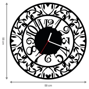 ZEGAR ŚCIENNY RETRO 58cm XXL 11.11