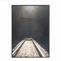 czarna rama 50x70cm i 70x100cm bez passe-partout