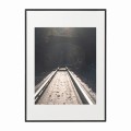 czarna rama 50x70cm i 70x100cm z passe-partout