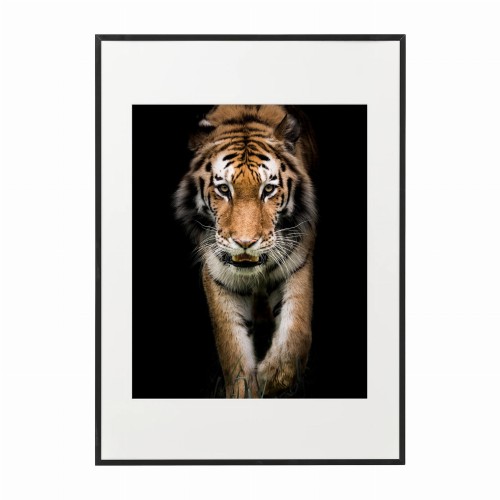 czarna rama 50x70cm i 70x100cm z passe-partout