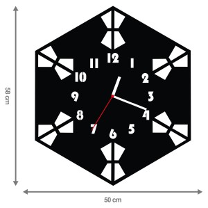 ZEGAR ŚCIENNY RETRO 58cm XXL 111.11