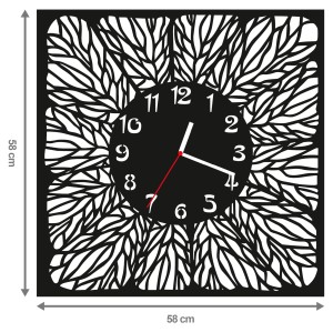 ZEGAR ŚCIENNY RETRO 58cm XXL 120.11
