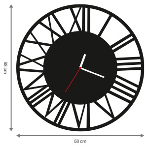 ZEGAR ŚCIENNY RETRO 58cm XXL 133.11