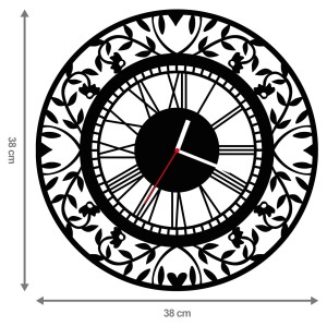 ZEGAR ŚCIENNY RETRO 38cm M 12.10