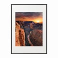 czarna rama 50x70cm i 70x100cm z passe-partout