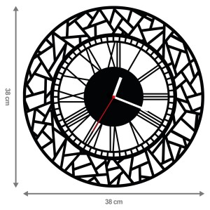 ZEGAR ŚCIENNY RETRO 38cm M 45.10