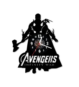 Zegar ścienny z płyty winylowej Avengers 132.13