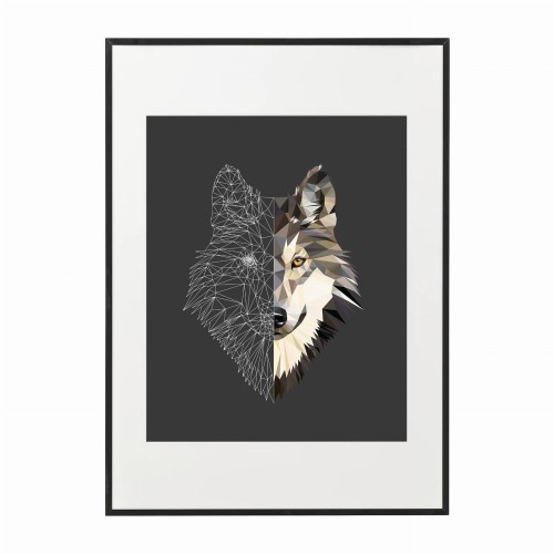 czarna rama 50x70cm i 70x100cm z passe-partout