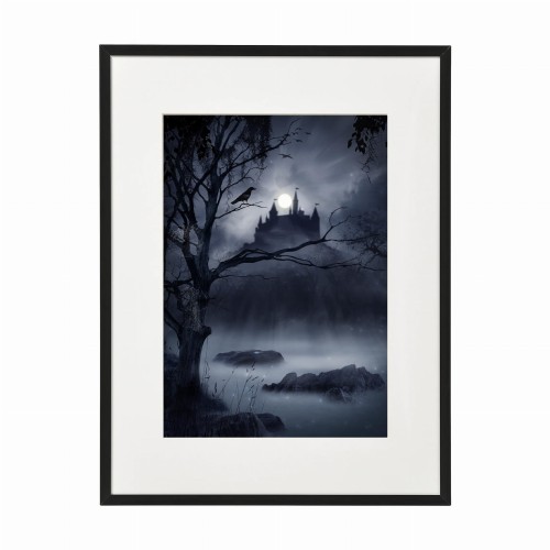 czarna rama 30x40cm i 40x50cm z passe-partout